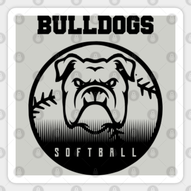 Bulldogs Softball Mascot Logo Bulldogs Softball TeePublic